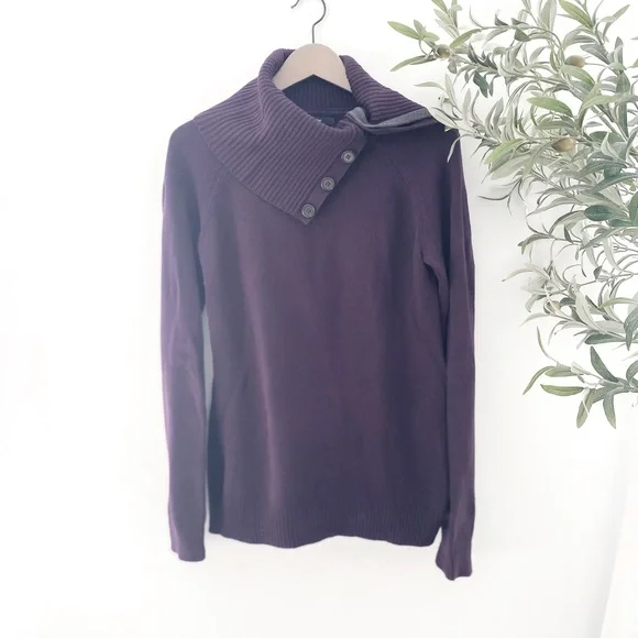 Gap Purple funnel neck sweater - Picture 1 of 5